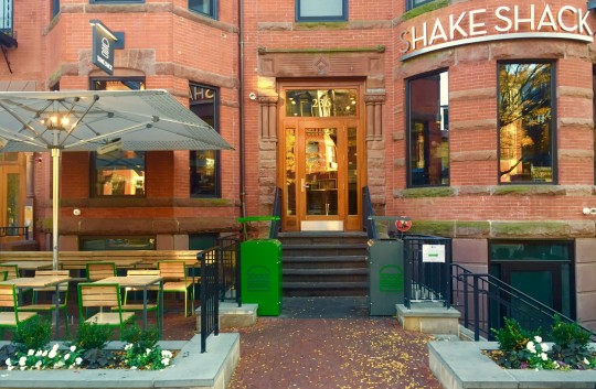 Newbury Street Shack Outside Seating